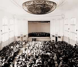 First student assembly in Auditorium - 1925